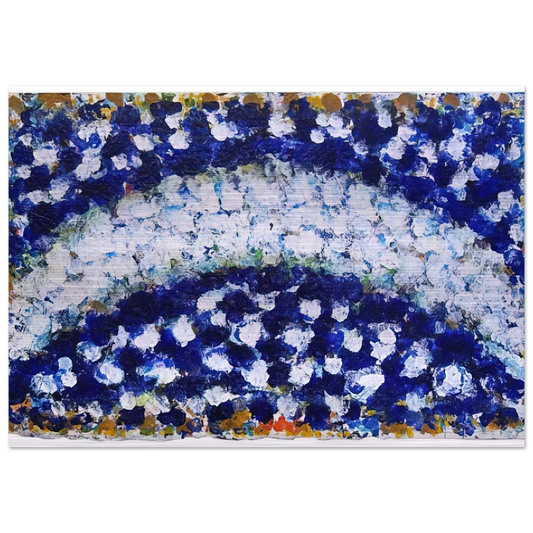 Intensive Crescent - 1985 - Richard Pousette-Dart Brushed Aluminum Print - 70x100 cm / 28x40 inches | Richard Pousette-Dart Aluminum Print | Richard Pousette-Dart Prints