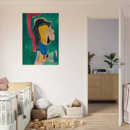 The Mannequin - Hans Hofmann Brushed Aluminum Print - 70x100 cm / 28x40 inches | Hans Hofmann Aluminum Print | Hans Hofmann Prints