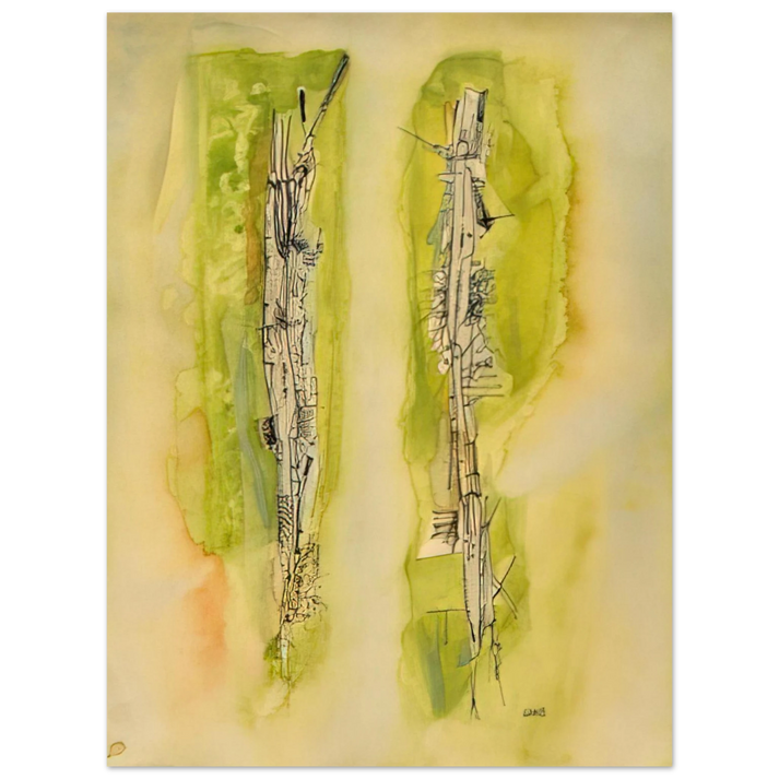 Wols - Untitled - 1940  75x100 cm / 30x40inches Fine Art Poster