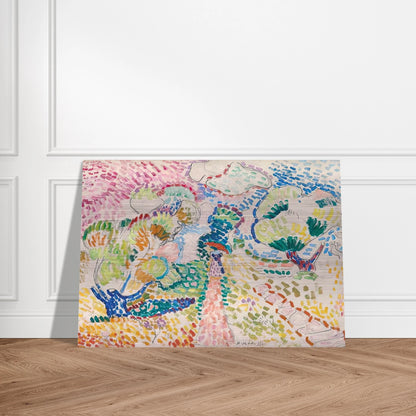 MADAME MATISSE IN THE OLIVE GROVE 1905 - Henri Matisse Brushed Aluminum Print - 70x100 cm / 28x40 inches | Henri Matisse Aluminum Print | Henri Matisse Prints