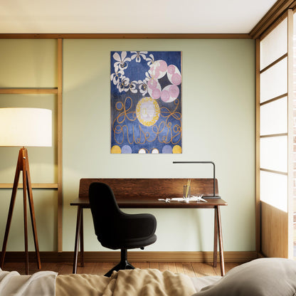 THE TEN LARGEST 1907 - Hilma af Klint Brushed Aluminum Print - 70x100 cm / 28x40 inches | Hilma af Klint Aluminum Print | Hilma af Klint Prints