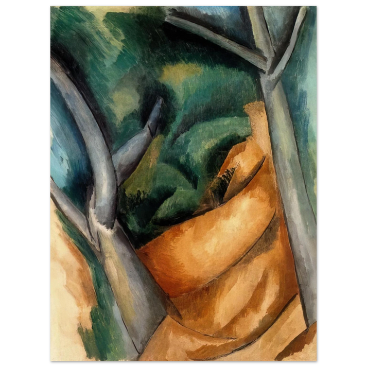 Raoul Dufy - TREES AT ESTAQUE 1908  75x100 cm / 30x40inches Fine Art Poster