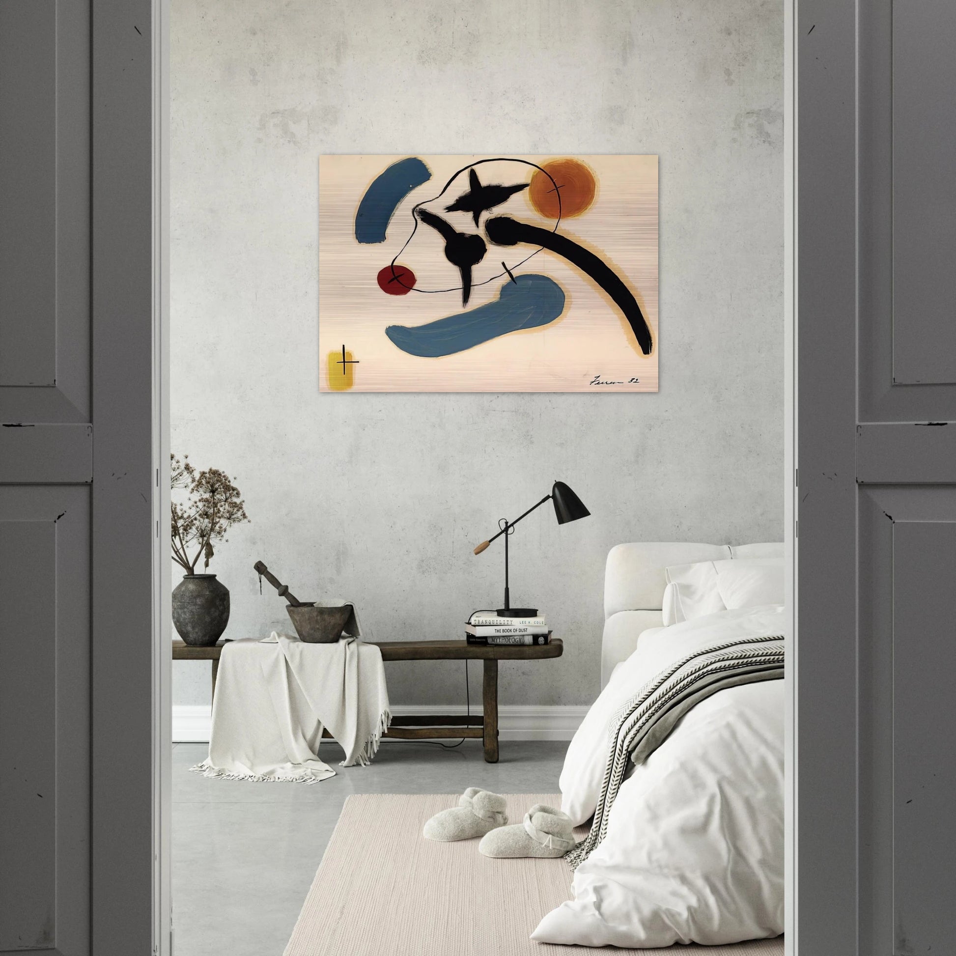 Untitled - 1932 - John Ferren Brushed Aluminum Print - 70x100 cm / 28x40 inches | John Ferren Aluminum Print | John Ferren Prints