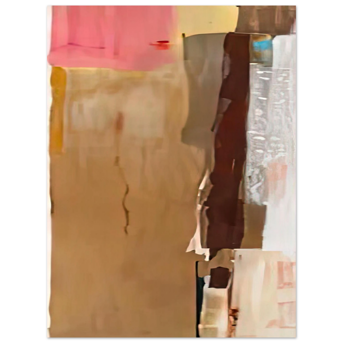 Helen Frankenthaler - Bistre I, 1976- Wall Art - 28x40 inches / 70x70 cm - Canvas (Imperial)-canvas - -