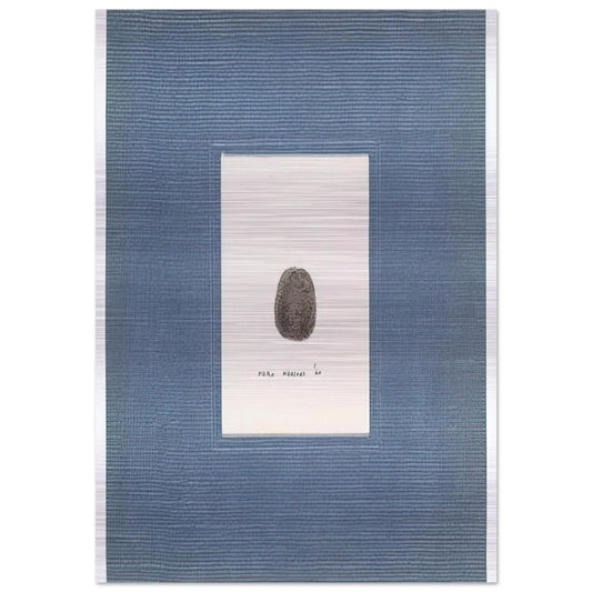 Thumbprint - 1960 - Piero Manzoni Brushed Aluminum Print - 70x100 cm / 28x40 inches | Piero Manzoni Aluminum Print | Piero Manzoni Prints