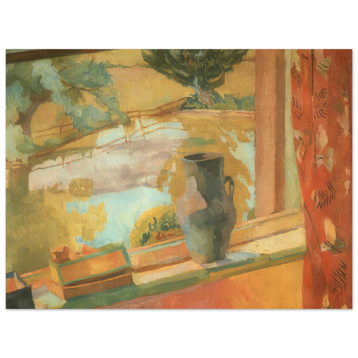 Vanessa Bell - VIEW OF THE POND AT CHARLESTON 1919  75x100 cm / 30x40inches Fine Art Poster
