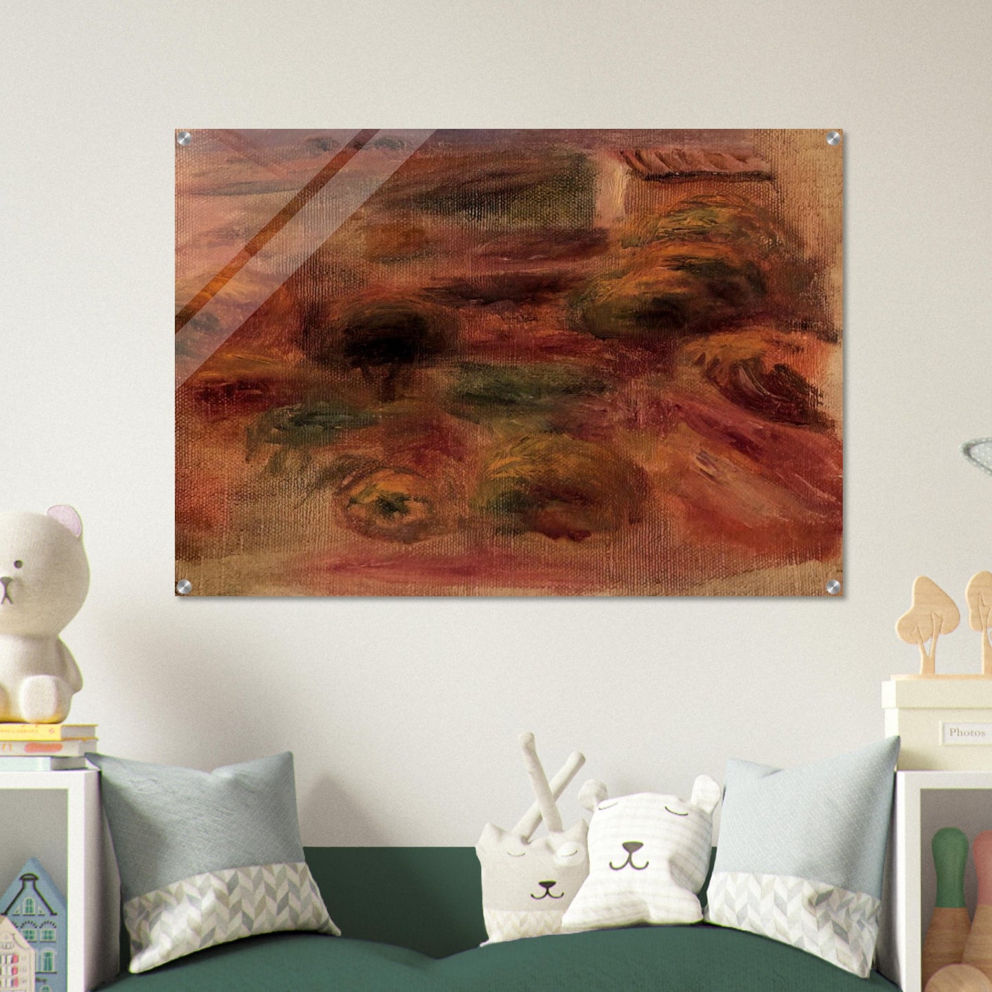The Artist s Home - Pierre-Auguste Renoir Acrylic Print - 70x100 cm / 28x40″ inches