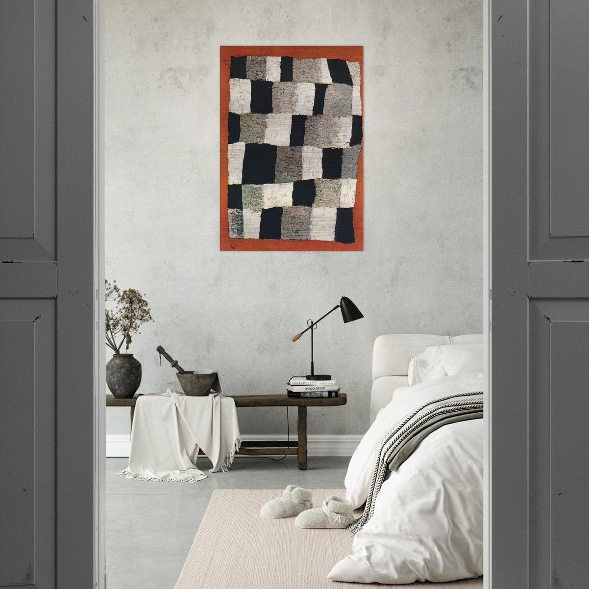 RHYTHMIC RYTHMICAL 1930 - Paul Klee Brushed Aluminum Print - 70x100 cm / 28x40 inches | Paul Klee Aluminum Print | Paul Klee Prints