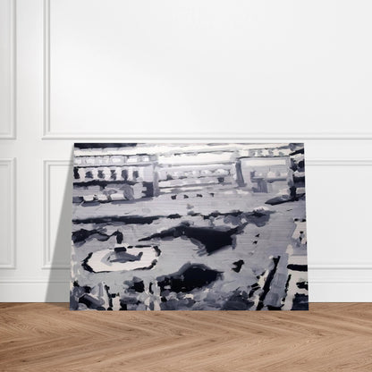 TOWNSCAPE M6 1968 - Gerhard Richter Brushed Aluminum Print - 70x100 cm / 28x40 inches | Gerhard Richter Aluminum Print | Gerhard Richter Prints