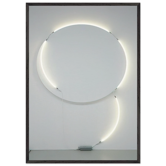 Stall No 5 - 2005 - Francois Morellet 70x100 cm / 28x40 inches Framed Art Print – Black Wooden Frame