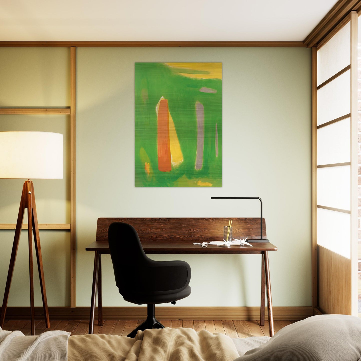 RITMICO 1995 - Esteban Vicente Brushed Aluminum Print - 70x100 cm / 28x40 inches | Esteban Vicente Aluminum Print | Esteban Vicente Prints