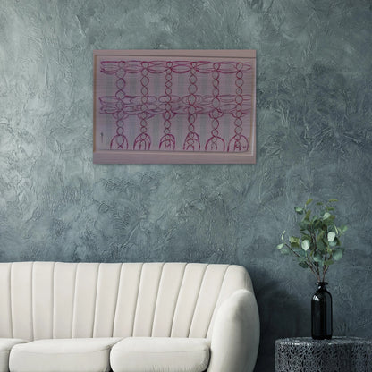 CHANGE THE DIRECTION OF THE MUSIC STAFF - Louise Bourgeois Brushed Aluminum Print - 70x100 cm / 28x40 inches | Louise Bourgeois Aluminum Print | Louise Bourgeois Prints