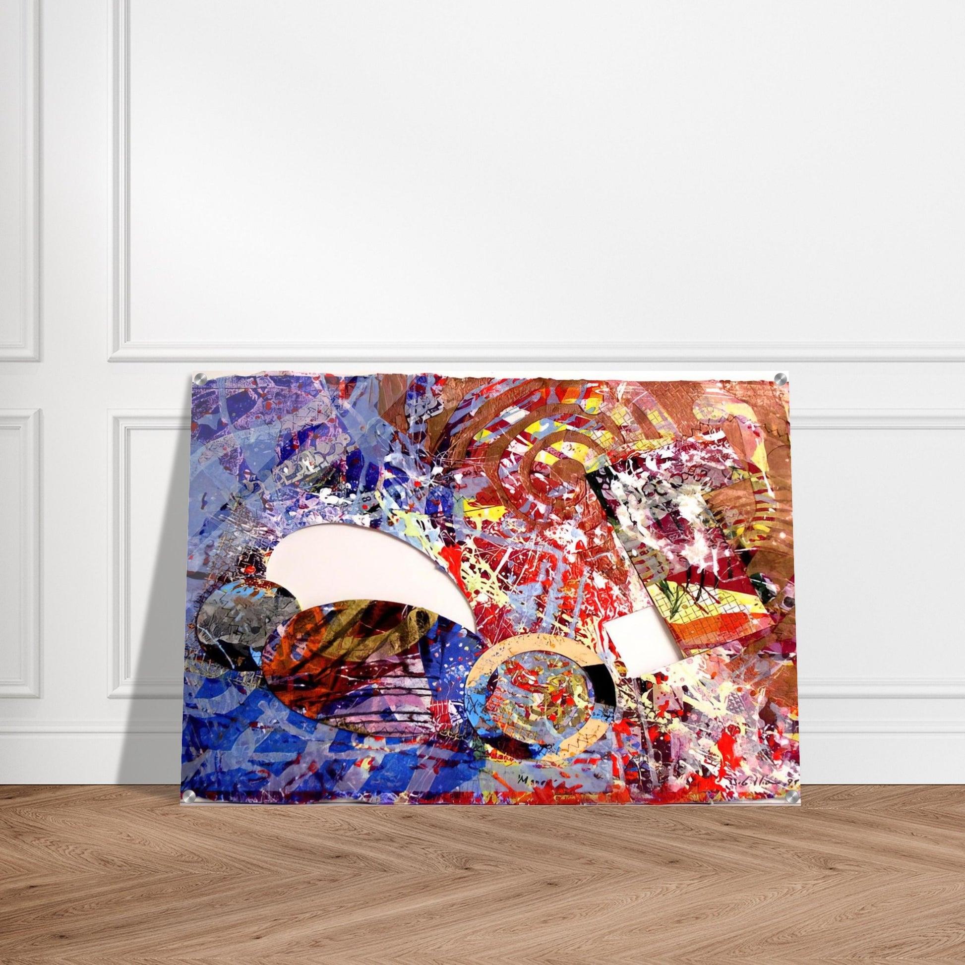 Manet I - Sam Gilliam Acrylic Print - 70x100 cm / 28x40″ inches