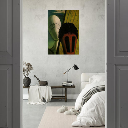 TWO HEADS 1918 - Giorgio de Chirico Brushed Aluminum Print - 70x100 cm / 28x40 inches | Giorgio de Chirico Aluminum Print | Giorgio de Chirico Prints