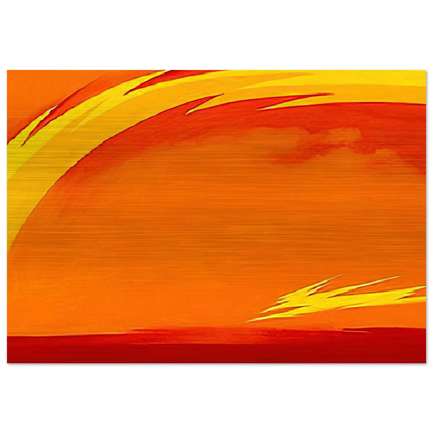 From the Plains II - Georgia O'Keeffe Brushed Aluminum Print - 70x100 cm / 28x40 inches | Georgia O'Keeffe Aluminum Print | Georgia O'Keeffe Prints