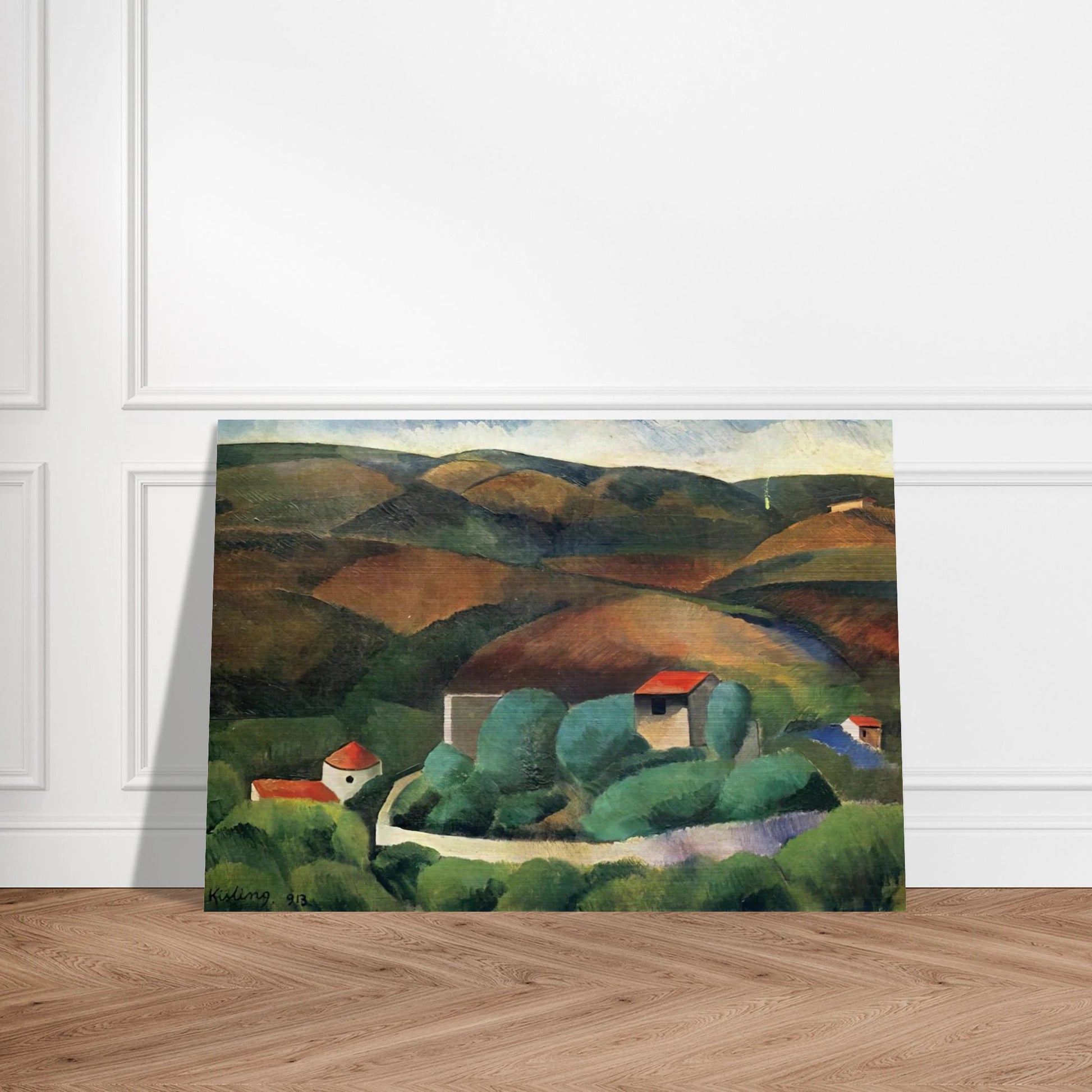 NOT IDENTIFIED 1913 - Moise Kisling Brushed Aluminum Print - 70x100 cm / 28x40 inches | Moise Kisling Aluminum Print | Moise Kisling Prints