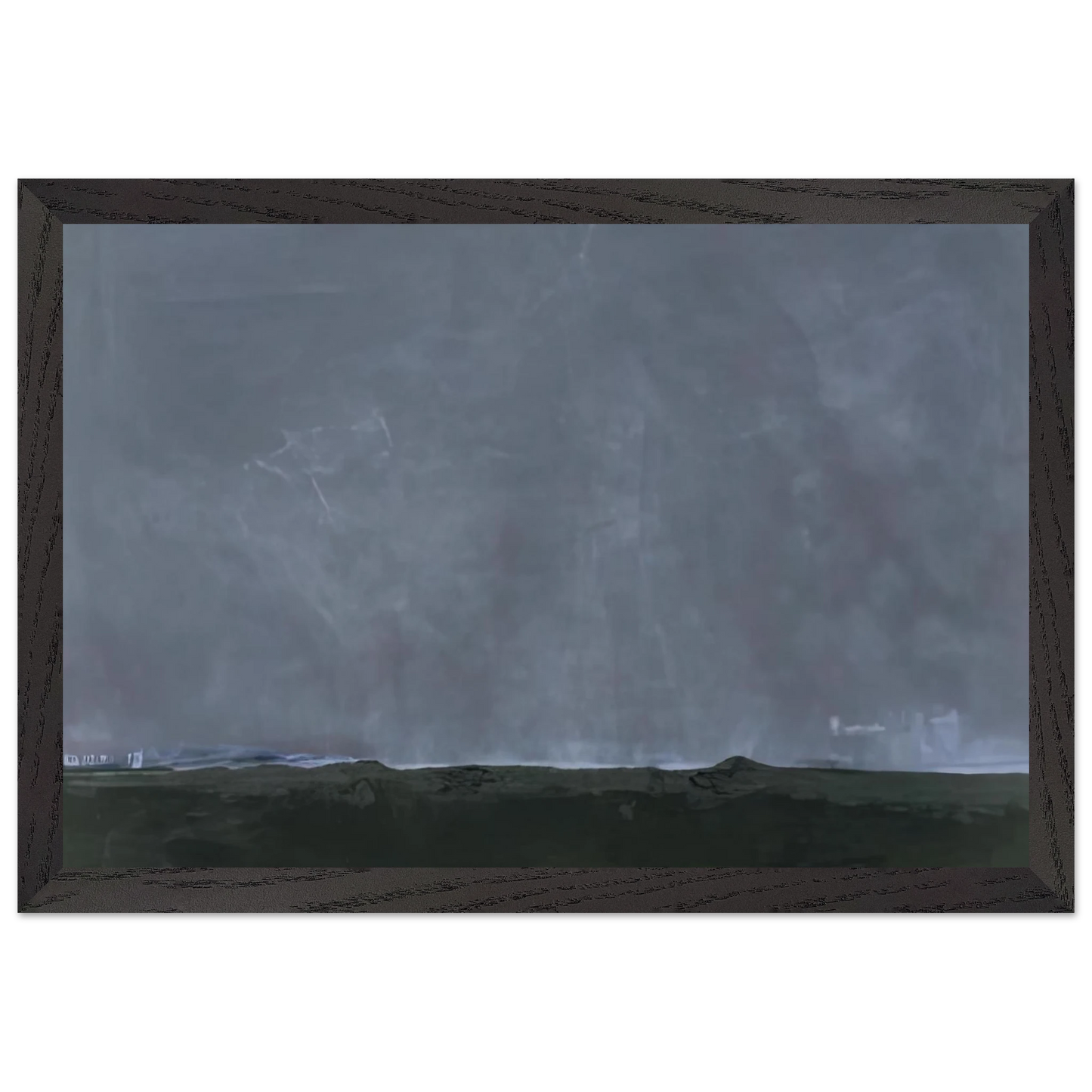 Helen Frankenthaler - Driving East, 2002- Wall Art - 30x40 cm / 12x16 inches - Premium Wooden Framed Poster With Fine Art Paper-canvas - Black frame