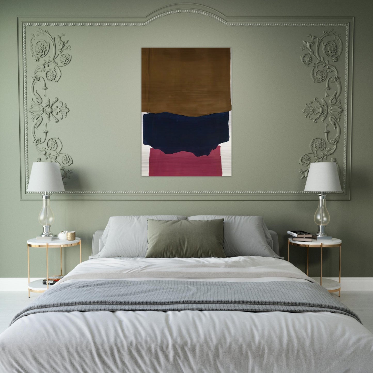 Indian Summer - 1967 - Helen Frankenthaler Brushed Aluminum Print - 70x100 cm / 28x40 inches | Helen Frankenthaler Aluminum Print | Helen Frankenthaler Prints