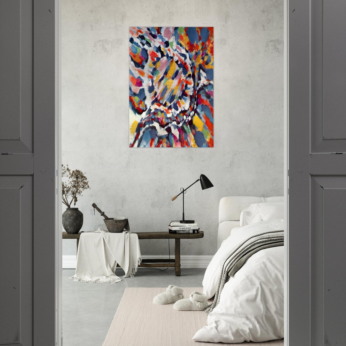 La Sève - 1963 - Alfred Manessier Brushed Aluminum Print - 70x100 cm / 28x40 inches | Alfred Manessier Aluminum Print | Alfred Manessier Prints