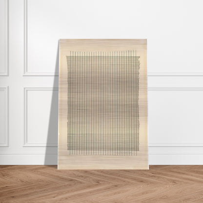 Tremolo - Agnes Martin Brushed Aluminum Print - 70x100 cm / 28x40 inches | Agnes Martin Aluminum Print | Agnes Martin Prints