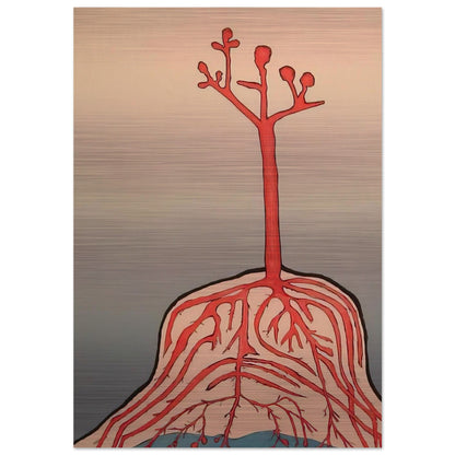 THE AINU TREE - Louise Bourgeois Brushed Aluminum Print - 70x100 cm / 28x40 inches | Louise Bourgeois Aluminum Print | Louise Bourgeois Prints