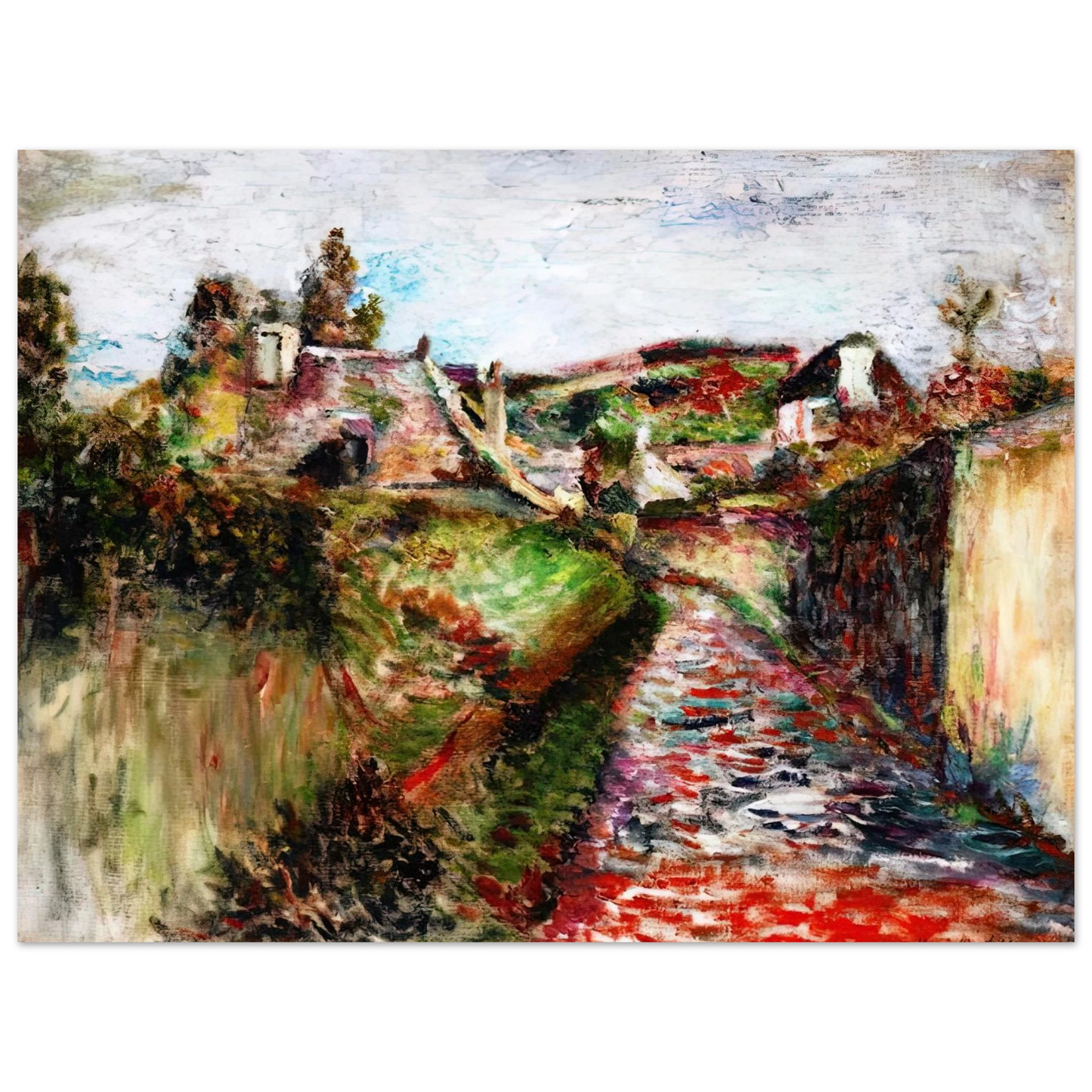 Henri Matisse - VIEW OF BELLE ILE 1897  75x100 cm / 30x40inches Fine Art Poster