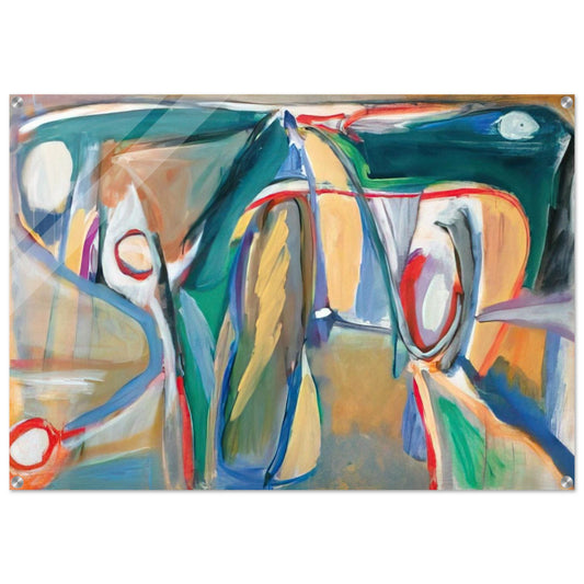 Sans titre Paris, rue Gît-le-Coeur - 1962 - Bram van Velde Acrylic Print - 70x100 cm / 28x40″ inches
