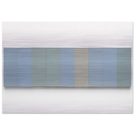 Ru Ware Project - 2012 - Brice Marden Brushed Aluminum Print - 70x100 cm / 28x40 inches | Brice Marden Aluminum Print | Brice Marden Prints