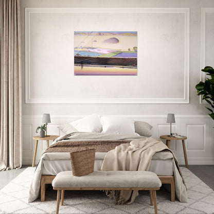 River Cloud - 2002 - Wayne Thiebaud Acrylic Print - 70x100 cm / 28x40″ inches