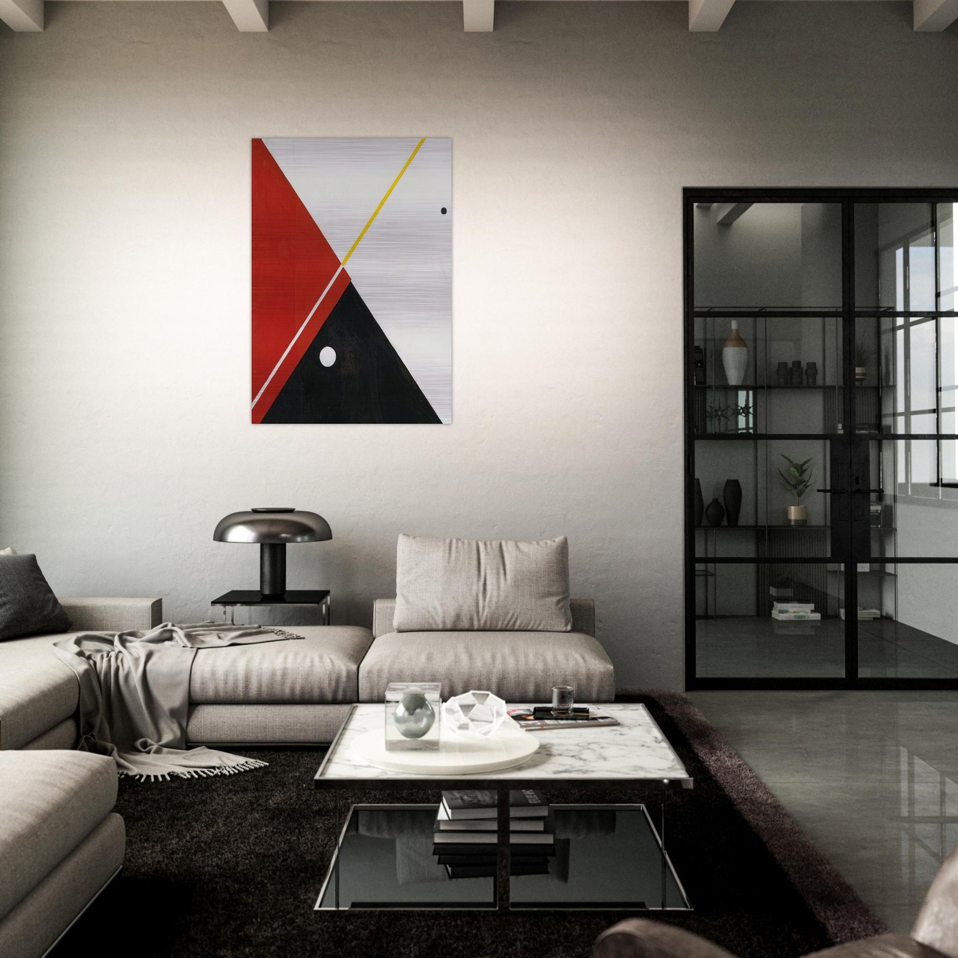UNTITLED 1930 0 - Alexander Calder Brushed Aluminum Print - 70x100 cm / 28x40 inches | Alexander Calder Aluminum Print | Alexander Calder Prints