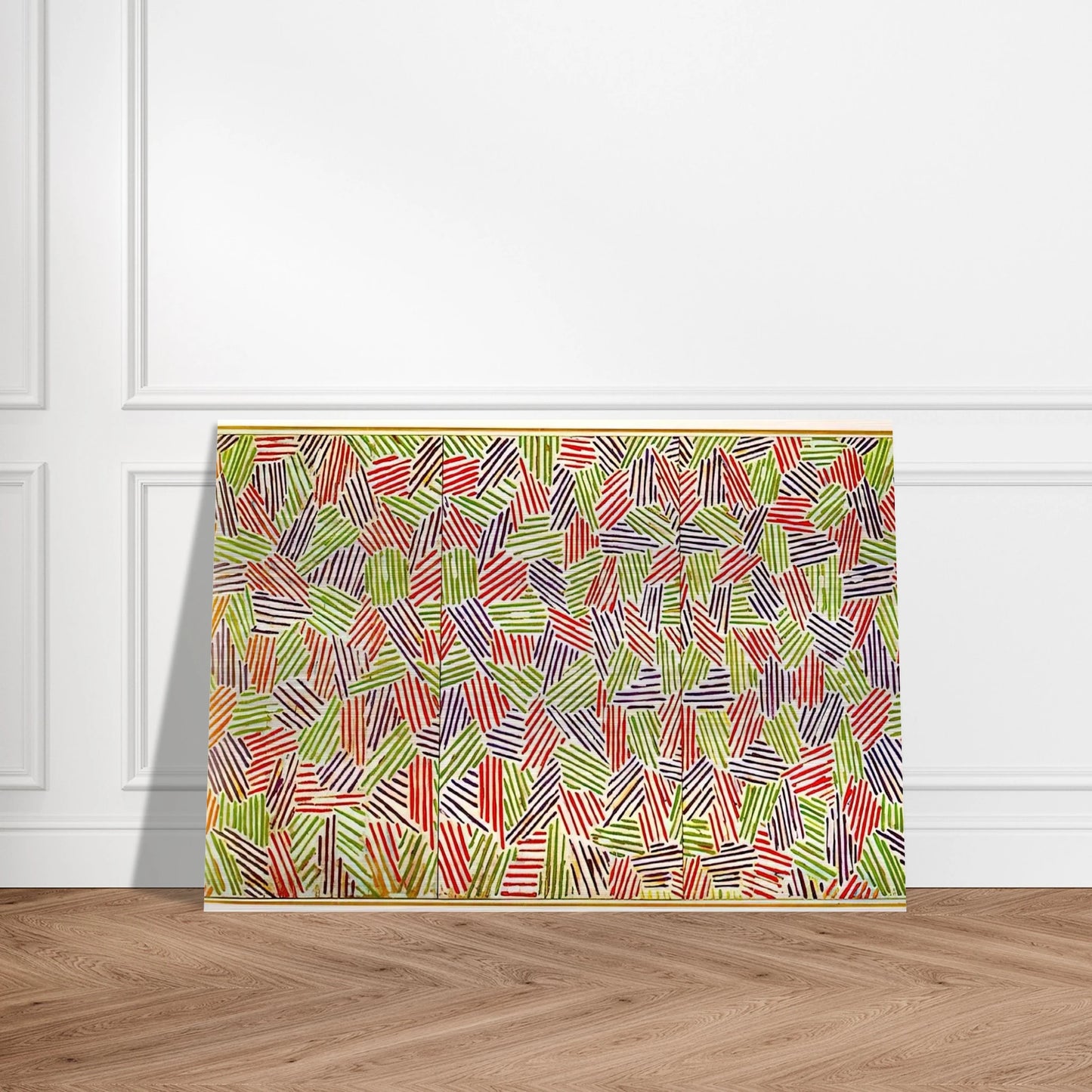 SCENT - Jasper Johns Brushed Aluminum Print - 70x100 cm / 28x40 inches | Jasper Johns Aluminum Print | Jasper Johns Prints