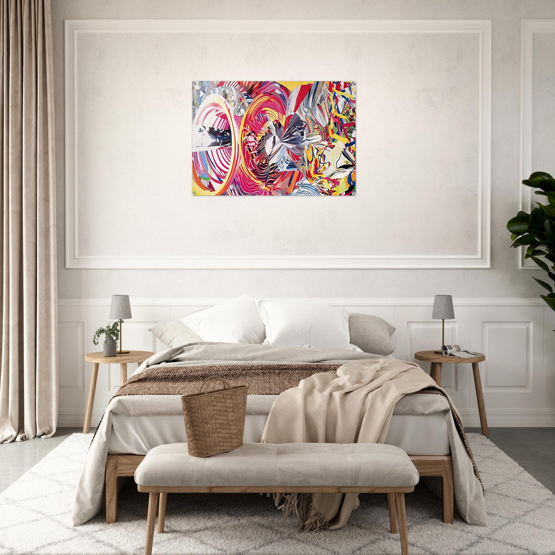 Stowaway Peers Out at the Speed of Light - James Rosenquist Acrylic Print - 70x100 cm / 28x40″ inches