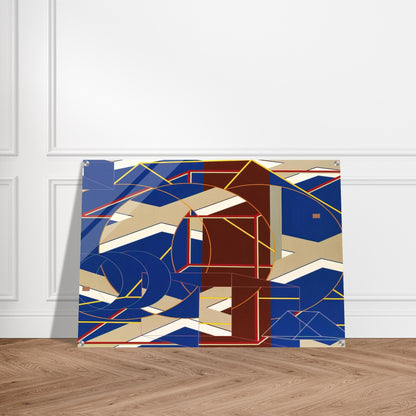 C-B-1 - Al Held Acrylic Print - 70x100 cm / 28x40″ inches | Al Held Wall Art | Al Held Prints