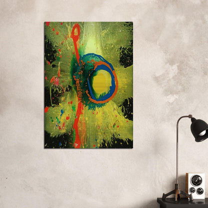 Survivor Man 17.08.08 - 2008 - John Hoyland Brushed Aluminum Print - 70x100 cm / 28x40 inches | John Hoyland Aluminum Print | John Hoyland Prints