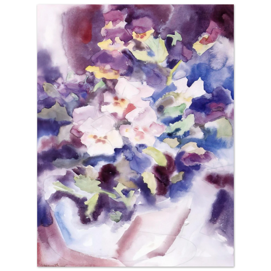 Charles Demuth - Pansies - 1915  75x100 cm / 30x40inches Fine Art Poster