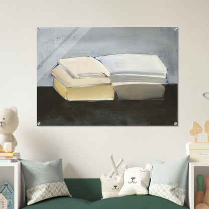 Livres - Lyrical Abstraction - Nicolas de Stael Acrylic Print - 70x100 cm / 28x40″ inches | Nicolas de Stael Wall Art | Nicolas de Stael Prints