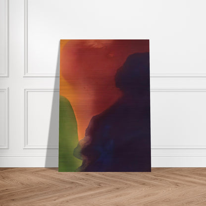Blue Atmosphere III - 1963 - Helen Frankenthaler Brushed Aluminum Print - 70x100 cm / 28x40 inches | Helen Frankenthaler Aluminum Print | Helen Frankenthaler Prints