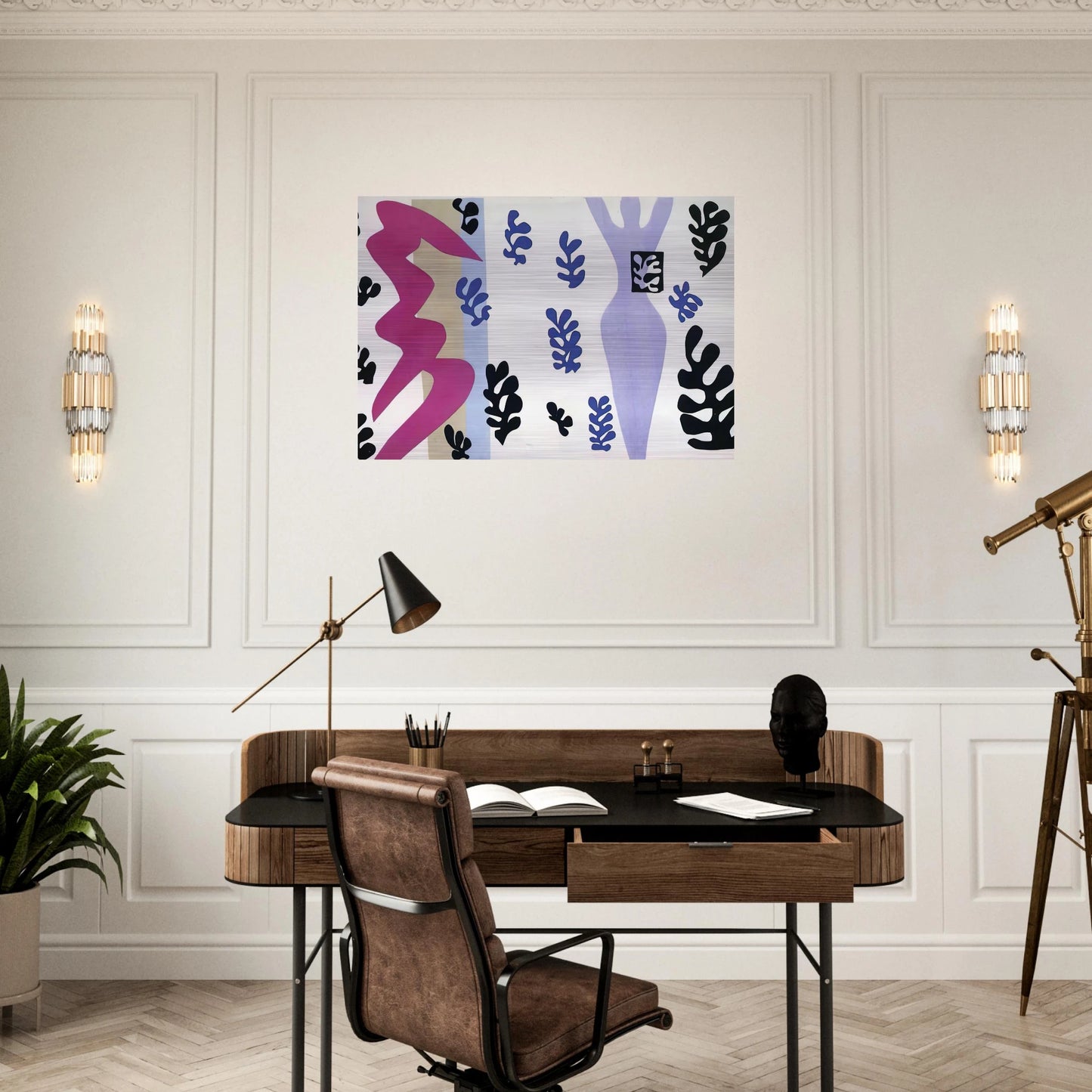 THE KNIFE THROWER 1947 - Henri Matisse Brushed Aluminum Print - 70x100 cm / 28x40 inches | Henri Matisse Aluminum Print | Henri Matisse Prints
