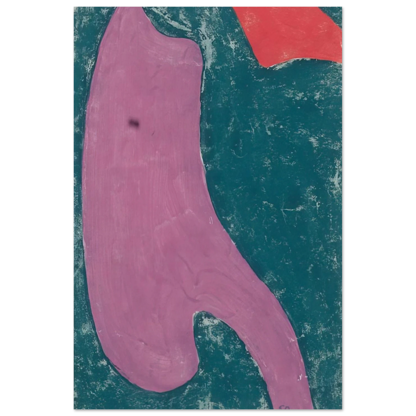 Etude de tissu - 1946 - Serge Poliakoff Art Prints - 100x150 cm / 40x60″ inches | Serge Poliakoff Poster | Serge Poliakoff Prints