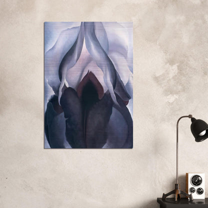 Black Iris III - Georgia O'Keeffe Brushed Aluminum Print - 70x100 cm / 28x40 inches | Georgia O'Keeffe Aluminum Print | Georgia O'Keeffe Prints
