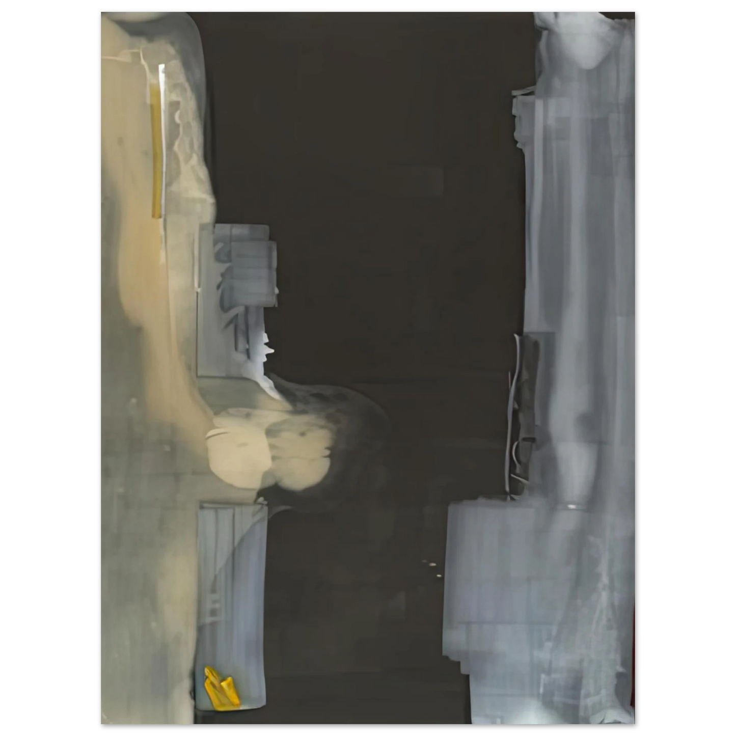 Helen Frankenthaler - Toward Dark, 1988- Wall Art - 60x80 cm / 24x32 inches - Premium Wooden Framed Poster With Fine Art Paper-canvas - Black frame
