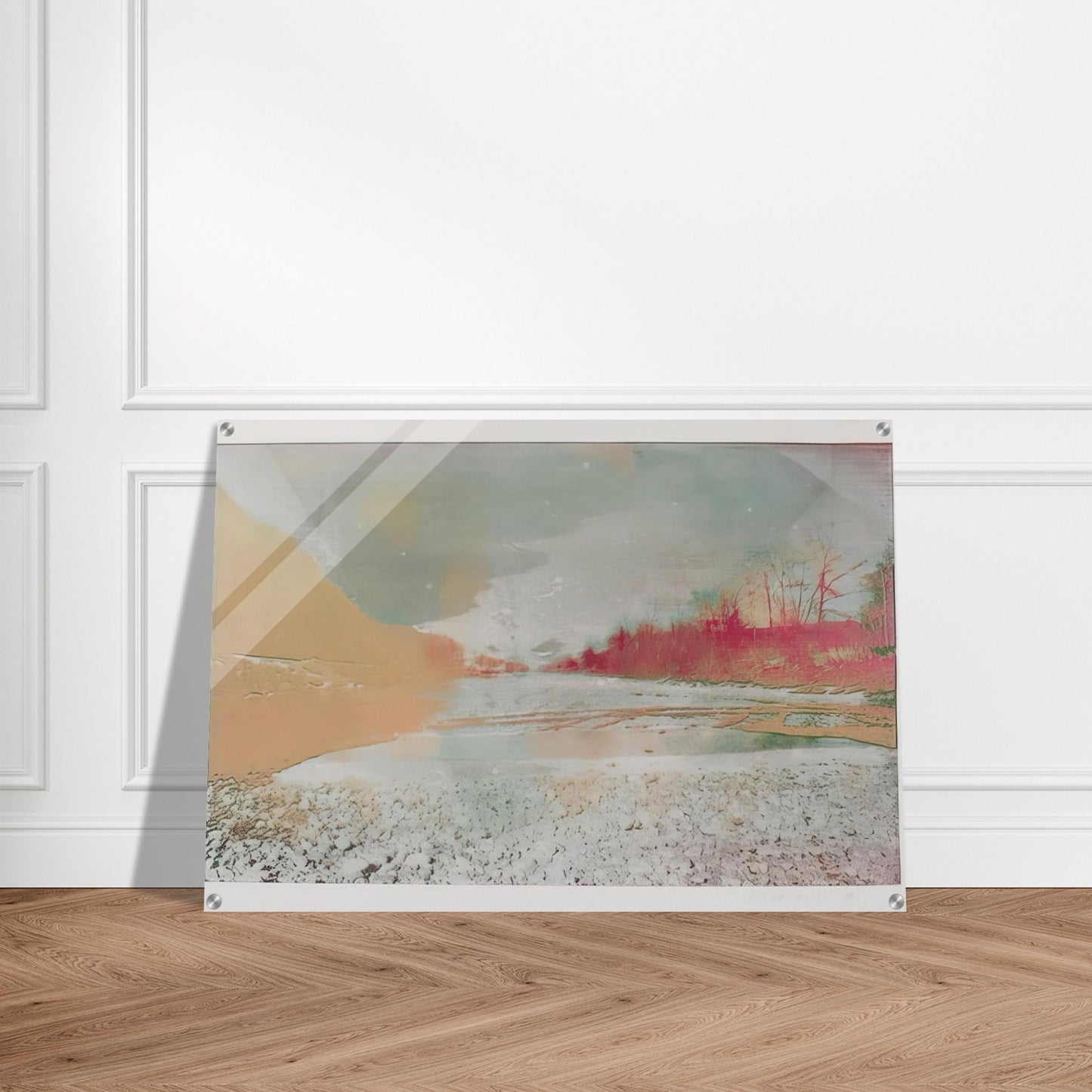 View of the Emme - 1971 - Dieter Roth Acrylic Print - 70x100 cm / 28x40″ inches