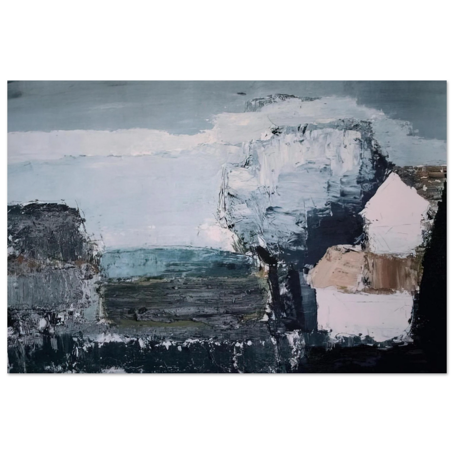 Nicolas de Stael - Paysage mÃƒÂ©diterranÃƒÂ©en - 1953 Fine Art Poster