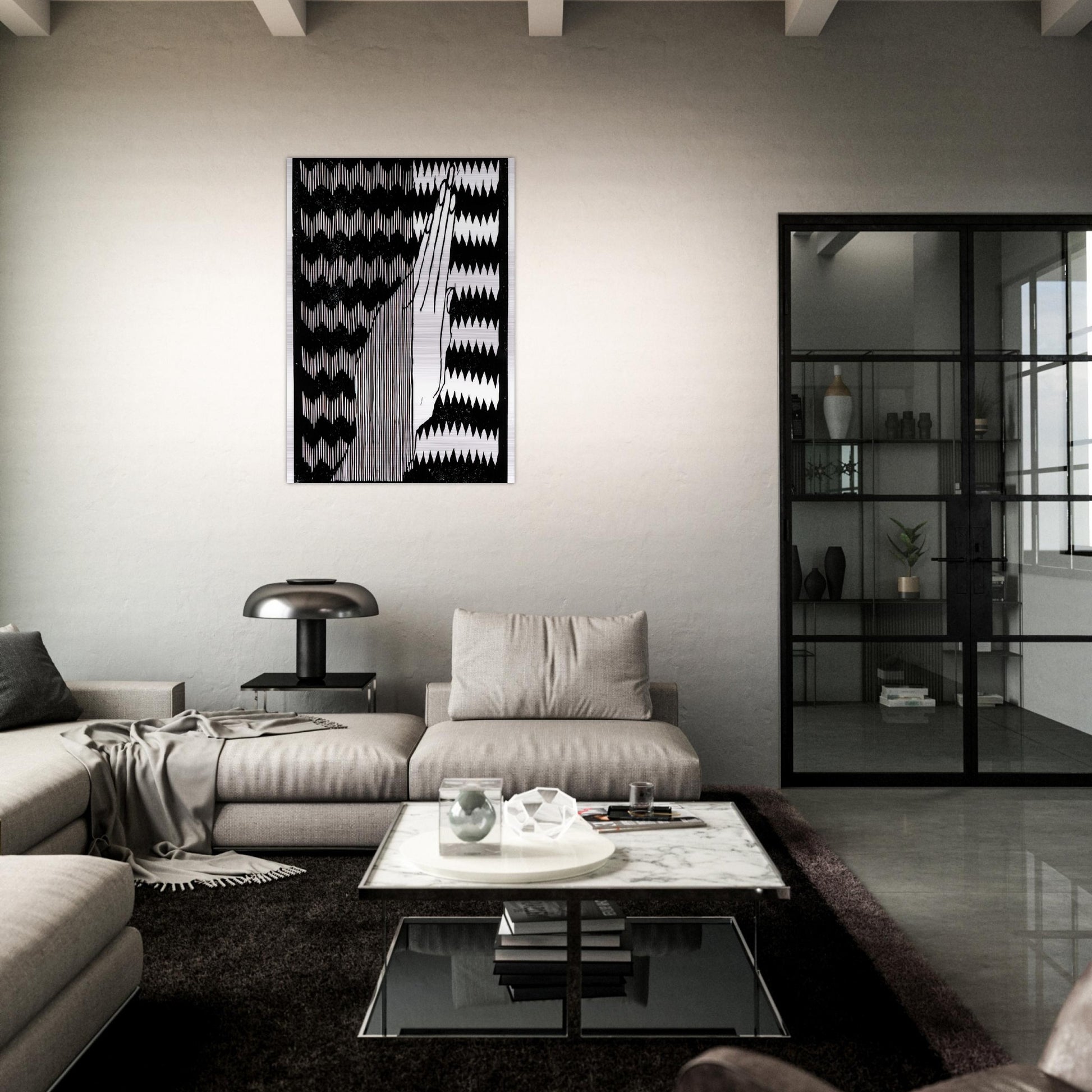 ESCHER (6) - MC Escher Brushed Aluminum Print - 70x100 cm / 28x40 inches | MC Escher Aluminum Print | MC Escher Prints