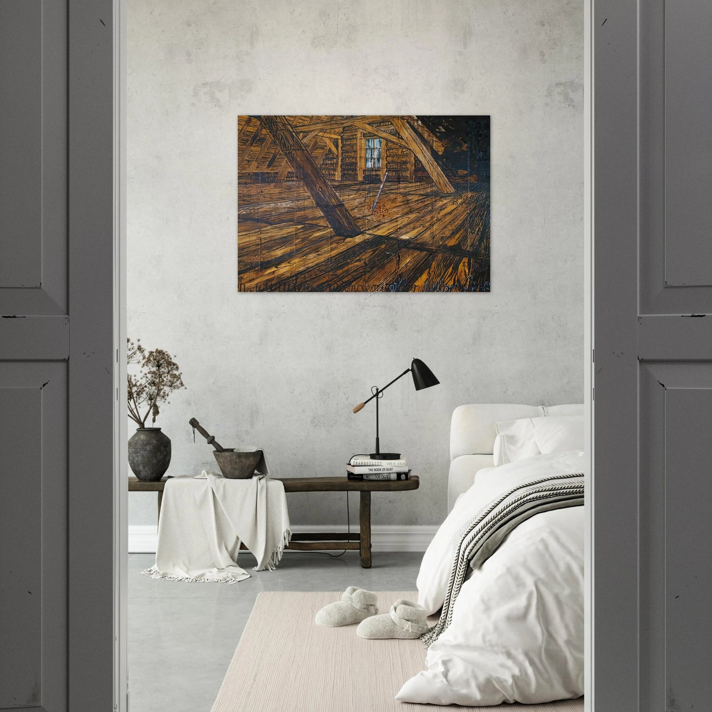 PARSIFAL III 1973 - Anselm Kiefer Brushed Aluminum Print - 70x100 cm / 28x40 inches | Anselm Kiefer Aluminum Print | Anselm Kiefer Prints