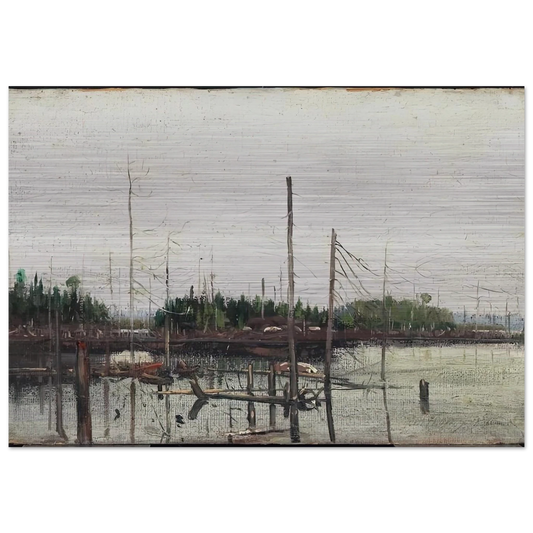 DROWNED LAND 1912 - Tom Thomson Brushed Aluminum Print - 70x100 cm / 28x40 inches | Tom Thomson Aluminum Print | Tom Thomson Prints