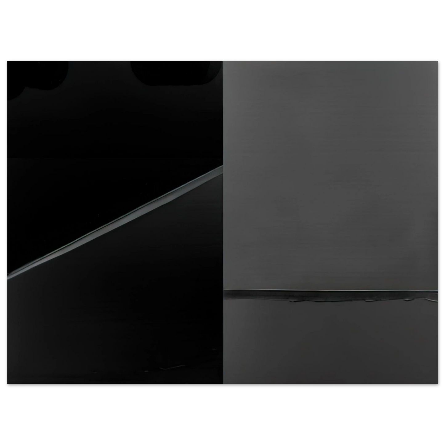 Pierre Soulages - Peinture 222 x 314 cm, 24 fÃƒÂ©vrier 2008 - 2008  75x100 cm / 30x40inches Fine Art Poster