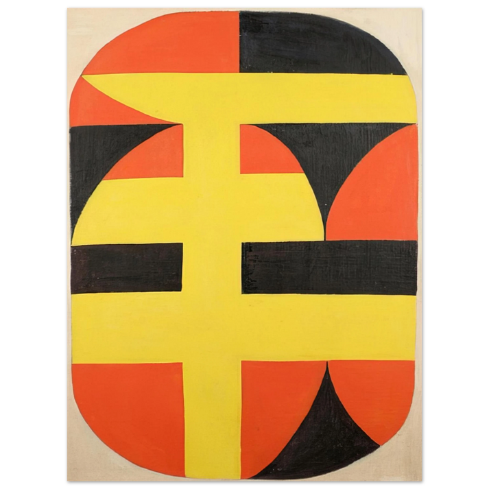 Carmen Herrera - Siete - 1949  75x100 cm / 30x40inches Fine Art Poster