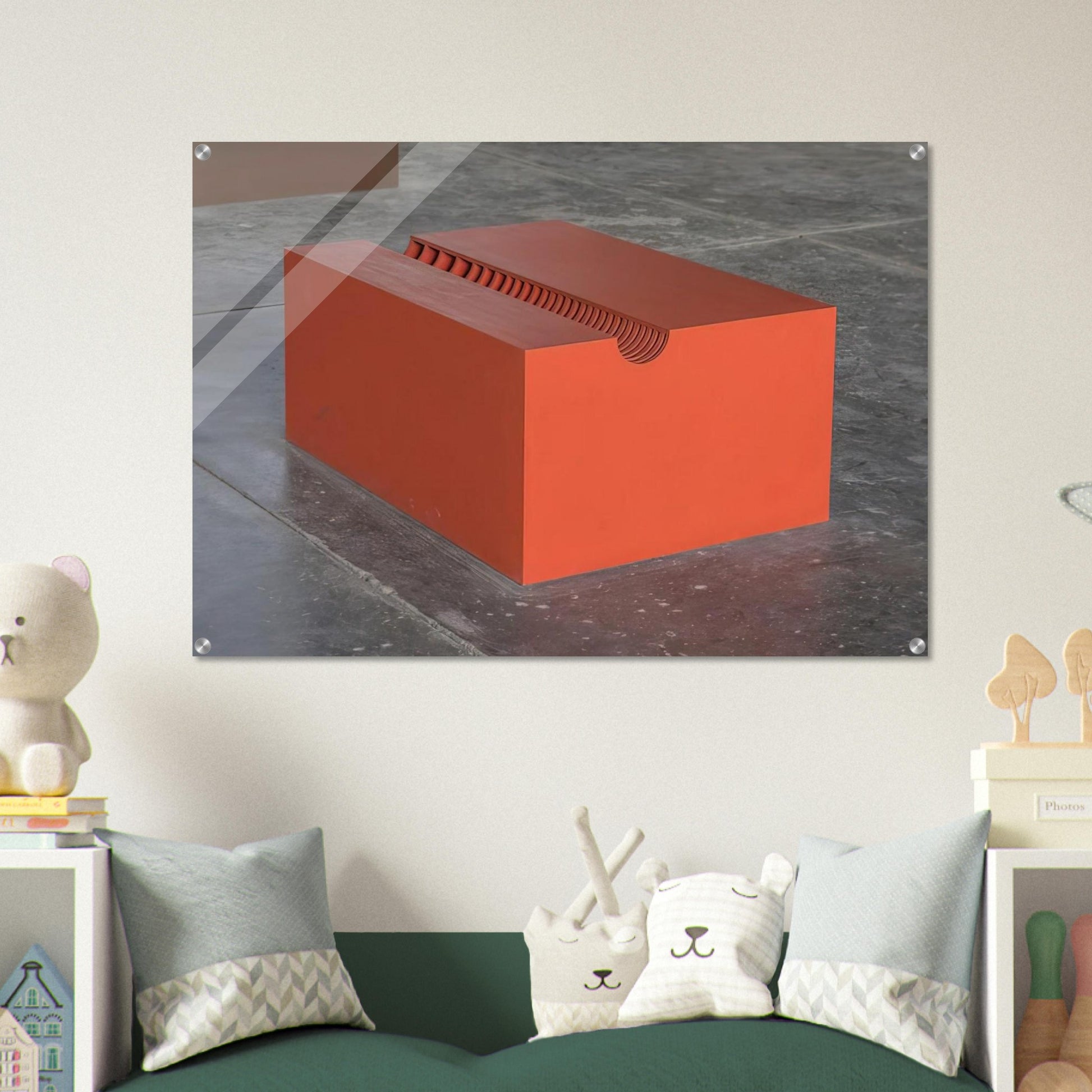 Untitled The Block - 1963 - Donald Judd Acrylic Print - 70x100 cm / 28x40″ inches