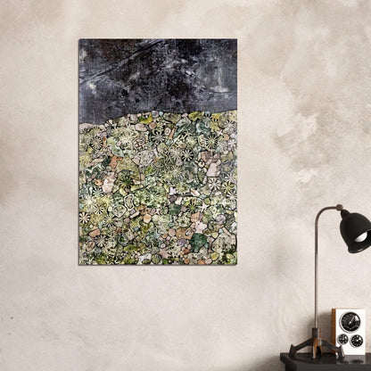 I LIVE IN A COUNTRY LAUGHING - Jean Dubuffet Brushed Aluminum Print - 70x100 cm / 28x40 inches | Jean Dubuffet Aluminum Print | Jean Dubuffet Prints